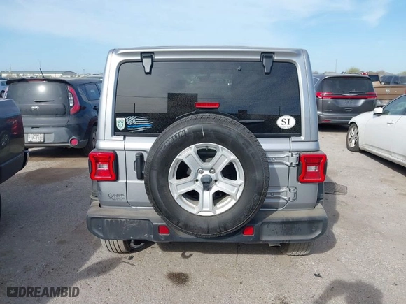 2021 Jeep Wrangler Unlimited Sport S with VIN 1C4HJXDN8MW532307, listed as a IAAI auction lot 41817890 with NaN miles. Bid and sale history available at carsss.com. Image 16.