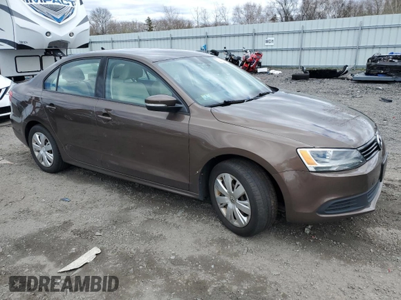 2014 Volkswagen Jetta Sedan SE with VIN 3VWD17AJ7EM257642, listed as a Copart auction lot 52286235 with 81,502 mi miles and Clean Title. Bid and sale history available at carsss.com. Image 4.