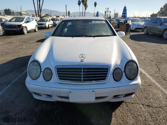 2001 Mercedes-Benz CLK-Class with VIN WDBLJ65G31F184950, listed as a Copart auction lot 80781964 with 168,602 mi miles and Clean Title. Bid and sale history available at carsss.com. Image 5.