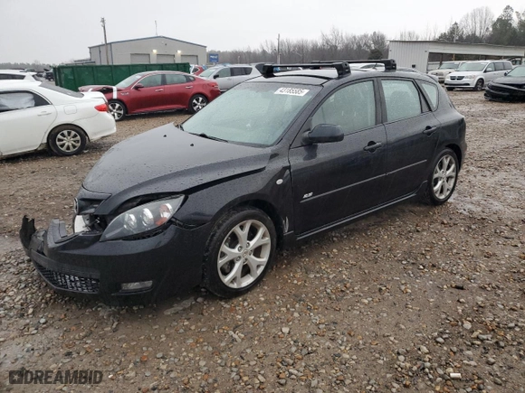 2008 Mazda Mazda3 s Grand Touring with VIN JM1BK344681156521, listed as a Copart auction lot 43185585 with 146,580 mi miles and Salvage Title. Bid and sale history available at carsss.com. Image 1.