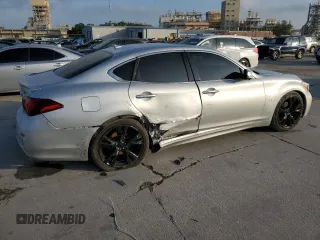 2017 Infiniti Q70 3.7 with VIN JN1BY1AP6HM740551, listed as a Copart auction lot 54435405 with 103,557 mi miles and Salvage Title. Bid and sale history available at DreamBid. Image 3.