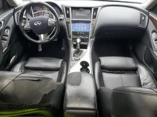 2014 Infiniti Q50 Sport with VIN JN1BV7AP7EM689505, listed as a Copart auction lot 57477555 with 133,824 mi miles and Salvage title. Bid and sale history available at DreamBid. Image 8.