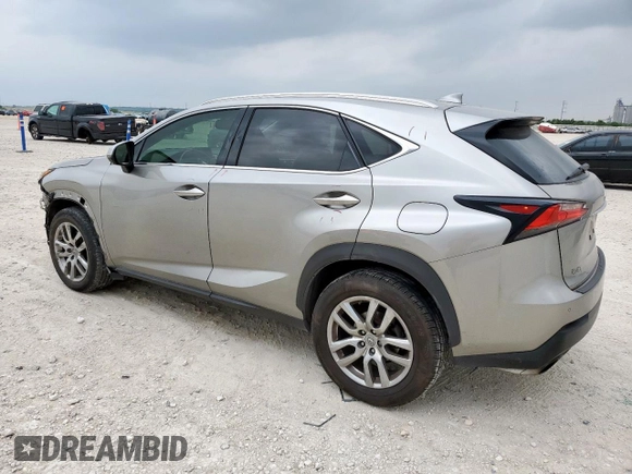 2015 Lexus NX 200t with VIN JTJYARBZ3F2013531, listed as a Copart auction lot 55515515 with 158,729 mi miles and Salvage title. Bid and sale history available at DreamBid. Image 2.