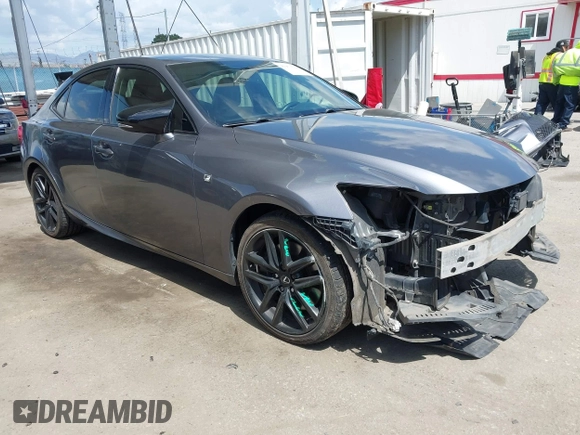 2015 Lexus IS 350 with VIN JTHCE1D28F5006381, listed as a IAAI auction lot 41953698 with 127,688 mi miles and . Bid and sale history available at DreamBid. Image 1.