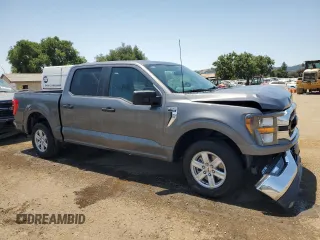 2023 Ford F-150 XL with VIN 1FTEW1C83PKE77757, listed as a Copart auction lot 60327855 with 42,728 mi miles and Clean title. Bid and sale history available at DreamBid. Image 4.