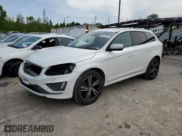 2017 Volvo XC60 R-Design with VIN YV449MRS7H2026756, listed as a Copart auction lot 53217014 with 86,201 mi miles and Salvage title. Bid and sale history available at DreamBid. Image 1.