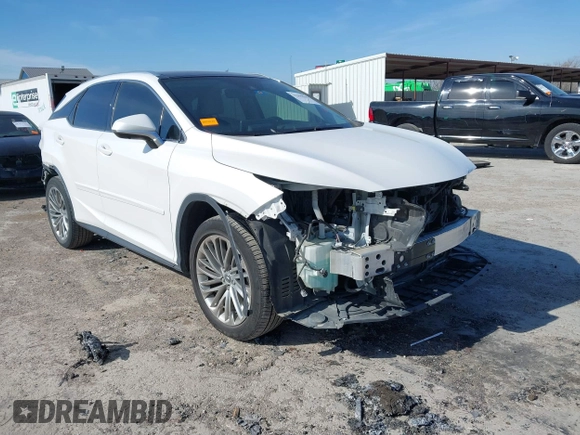 2020 Lexus RX with VIN 2T2JZMAA5LC165525, listed as a IAAI auction lot 41396533 with 67,440 mi miles. Bid and sale history available at carsss.com. Image 1.