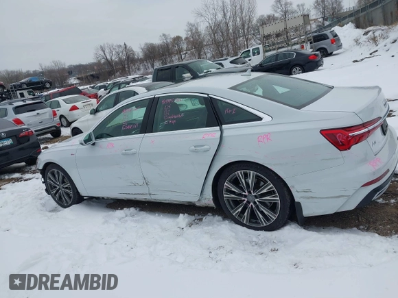 2019 Audi A6 Prestige with VIN WAUM2AF24KN072848, listed as a IAAI auction lot 41166275 with 89,839 mi miles. Bid and sale history available at carsss.com. Image 14.