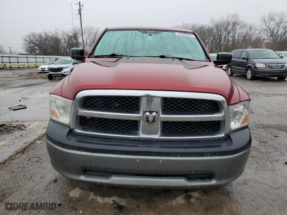 2009 Dodge Ram 1500 ST with VIN 1D3HB18K29S746211, listed as a Copart auction lot 44340945 with 124,560 mi miles and Salvage Title. Bid and sale history available at carsss.com. Image 5.
