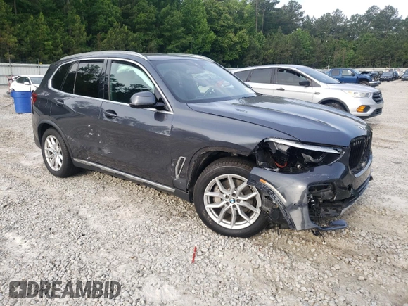 2019 BMW X5 xDrive40i with VIN 5UXCR6C53KLK82812, listed as a Copart auction lot 57246935 with Not provided miles and Salvage title. Bid and sale history available at DreamBid. Image 4.