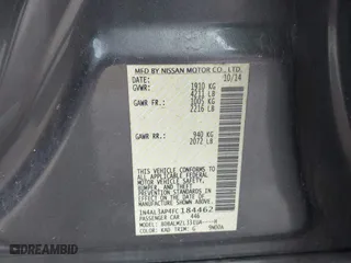 2015 Nissan Altima 2.5 S with VIN 1N4AL3AP4FC184462, listed as a IAAI auction lot 41185080 with 127,660 mi miles. Bid and sale history available at carsss.com. Image 9.