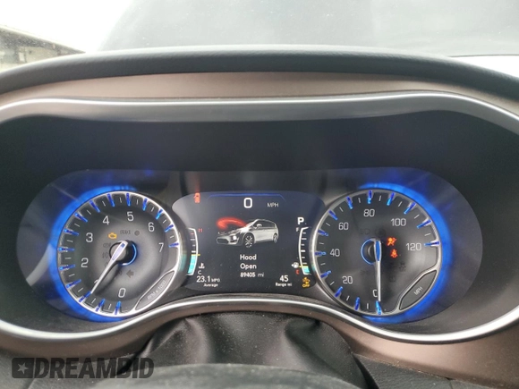 2017 Chrysler Pacifica Touring L Plus with VIN 2C4RC1EG3HR635595, listed as a Copart auction lot 51811995 with 89,405 mi miles and Salvage Title. Bid and sale history available at DreamBid. Image 9.