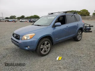 2008 Toyota RAV4 Sport with VIN JTMBK32V186039119, listed as a Copart auction lot 59575345 with 155,384 mi miles and Salvage title. Bid and sale history available at DreamBid. Image 1.