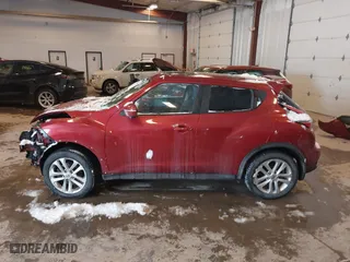 2015 Nissan Juke SV with VIN JN8AF5MV1FT553919, listed as a IAAI auction lot 41630227 with 110,337 mi miles. Bid and sale history available at carsss.com. Image 14.