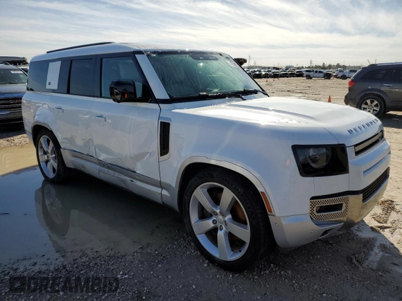 2023 Land Rover Defender z VIN SALEVFEU4P2217208, wystawiony jako Copart lot #43582325 z przebiegiem 9 031 mil mil oraz Szkoda całkowita • Salvage title. Historia ofert i sprzedaży dostępna na DreamBid. Obrazek 4.