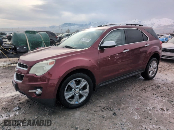 2011 Chevrolet Equinox LTZ with VIN 2CNFLGE5XB6391128, listed as a Copart auction lot 43011555 with 98,092 mi miles and Salvage Title. Bid and sale history available at carsss.com. Image 1.