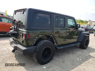 2021 Jeep Wrangler Unlimited Willys с VIN 1C4HJXDM4MW727070, выставлен на аукционе Copart как лот 60461275 с пробегом 42 078 миль миль и Списание • Salvage title. История ставок и продаж доступна на DreamBid. Изображение 3.