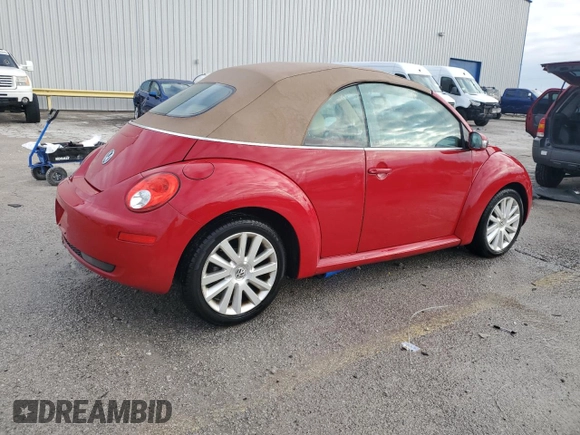 2008 Volkswagen Beetle SE with VIN 3VWRF31Y68M413641, listed as a Copart auction lot 86152604 with 82,247 mi miles and Salvage title. Bid and sale history available at DreamBid. Image 3.