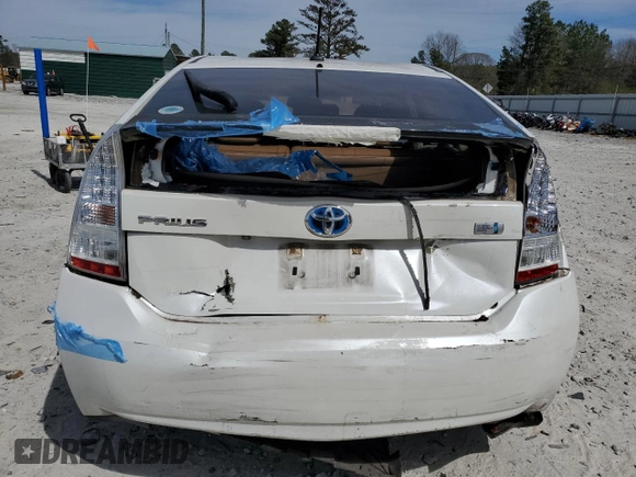 2010 Toyota Prius II with VIN JTDKN3DU5A0164905, listed as a Copart auction lot 49558555 with 181,910 mi miles and Salvage Title. Bid and sale history available at carsss.com. Image 6.