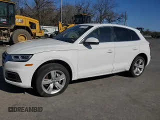 2019 Audi Q5 Premium Plus with VIN WA1BNAFY6K2101025, listed as a Copart auction lot 50193035 with 46,356 mi miles and Salvage Title. Bid and sale history available at carsss.com. Image 1.