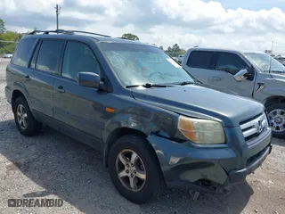 2006 Honda Pilot EX-L with VIN 2HKYF18576H506735, listed as a IAAI auction lot 41876692 with 182,341 mi miles. Bid and sale history available at carsss.com. Image 1.