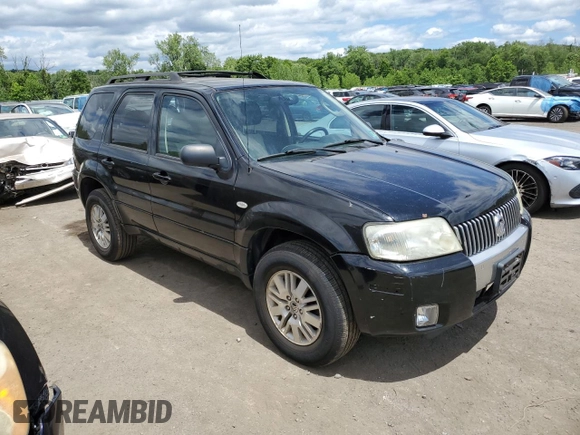 2005 Mercury Mariner Luxury z VIN 4M2CU57185DJ16120, wystawiony jako Copart lot #61803024 z przebiegiem 176 498 mil mil oraz Szkody całkowita. Historia ofert i sprzedaży dostępna na DreamBid. Obrazek 4.