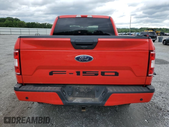 2020 Ford F-150 XL with VIN 1FTEW1E50LKF31657, listed as a Copart auction lot 59085335 with 58,395 mi miles and Salvage title. Bid and sale history available at DreamBid. Image 6.