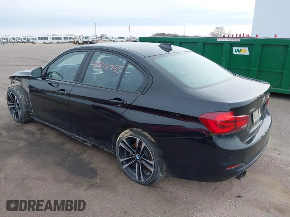 2018 BMW 3 Series 330i xDrive with VIN WBA8D9C54JEM31381, listed as a IAAI auction lot 41904785 with 64,796 mi miles and . Bid and sale history available at DreamBid. Image 3.
