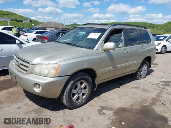 2003 Toyota Highlander z VIN JTEHF21A030137539, wystawiony jako IAAI lot #42196656 z przebiegiem 259 112 mil mil oraz . Historia ofert i sprzedaży dostępna na DreamBid. Obrazek 2.