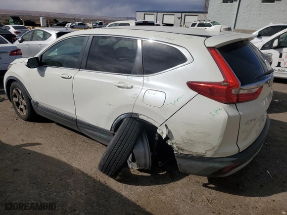 2018 Honda CR-V EX-L with VIN 2HKRW1H89JH509661, listed as a Copart auction lot 47668895 with 76,005 mi miles and Salvage Title. Bid and sale history available at carsss.com. Image 2.