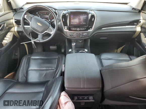 2020 Chevrolet Traverse LT z VIN 1GNERHKW5LJ205217, wystawiony jako Copart lot #55783375 z przebiegiem 111 307 mil mil oraz Nie do naprawy • Non repairable. Historia ofert i sprzedaży dostępna na DreamBid. Obrazek 8.