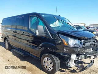 2024 Ford Transit Passenger XL with VIN 1FBAX2Y80RKA16100, listed as a IAAI auction lot 41862070 with 23,763 mi miles. Bid and sale history available at carsss.com. Image 1.