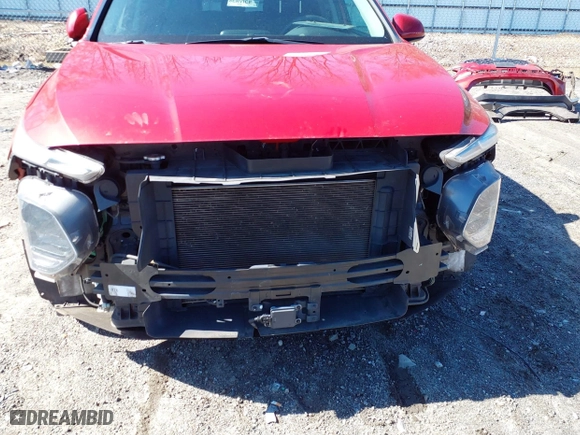 2019 Hyundai Santa Fe SE with VIN 5NMS23AD8KH009425, listed as a IAAI auction lot 41716075 with 123,583 mi miles. Bid and sale history available at carsss.com. Image 18.