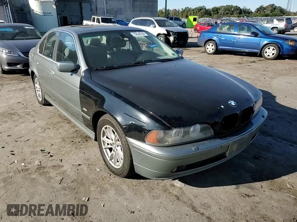 2003 BMW 5 Series 525iA with VIN WBADT43483GY99262, listed as a Copart auction lot 76890744 with 241,653 mi miles and Salvage Title. Bid and sale history available at carsss.com. Image 11.