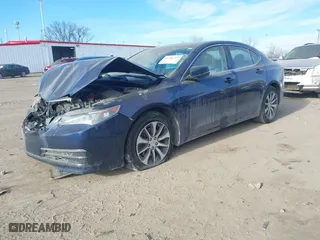 2015 Acura TLX with VIN 19UUB1F34FA026866, listed as a IAAI auction lot 41386202 with 72,638 mi miles. Bid and sale history available at carsss.com. Image 17.