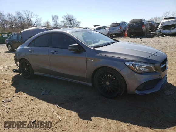2017 Mercedes-Benz CLA with VIN WDDSJ4EB0HN441493, listed as a Copart auction lot 44748173 with 98,457 mi miles. Bid and sale history available at carsss.com. Image 4.