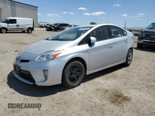 2015 Toyota Prius Four with VIN JTDKN3DU5F1916586, listed as a Copart auction lot 53744915 with 80,408 mi miles and Salvage title. Bid and sale history available at DreamBid. Image 1.