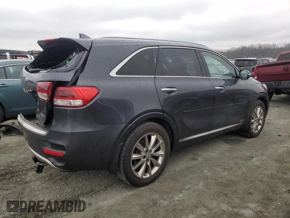2018 Kia Sorento SX with VIN 5XYPKDA59JG402833, listed as a Copart auction lot 46151465 with 42,235 mi miles and Salvage Title. Bid and sale history available at carsss.com. Image 3.