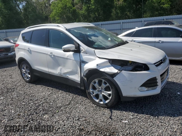 2016 Ford Escape Titanium with VIN 1FMCU0JX8GUC35838, listed as a Copart auction lot 51061285 with 84,224 mi miles and Salvage Title. Bid and sale history available at carsss.com. Image 4.