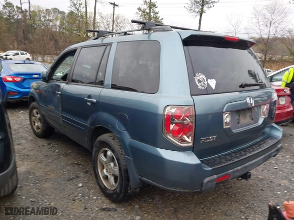 2008 Honda Pilot EX-L with VIN 5FNYF285X8B007693, listed as a IAAI auction lot 41802234 with 187,338 mi miles. Bid and sale history available at carsss.com. Image 3.