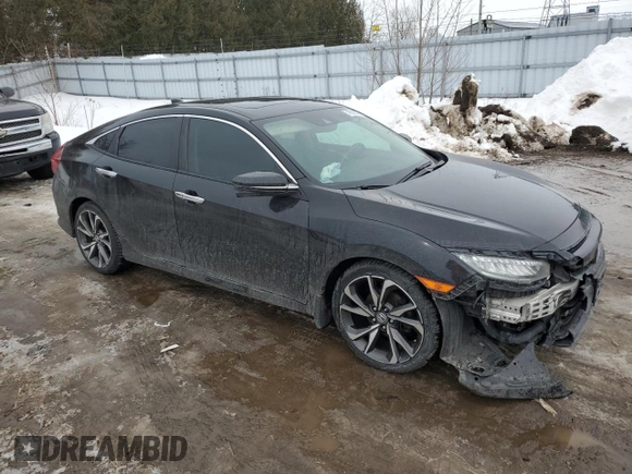 2020 Honda Civic Sedan Touring with VIN 2HGFC1F97LH106055, listed as a Copart auction lot 46588735 with 94,374 mi miles and Clean Title. Bid and sale history available at carsss.com. Image 4.