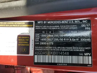 2018 Mercedes-Benz GLE 350 with VIN 4JGDA5JBXJB014548, listed as a Copart auction lot 56295215 with 99,320 mi miles and Salvage title. Bid and sale history available at DreamBid. Image 13.