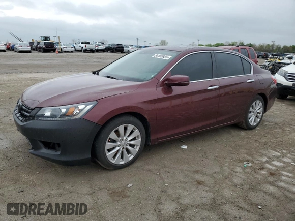 2014 Honda Accord Sedan EX-L with VIN 1HGCR2F86EA157451, listed as a Copart auction lot 54485885 with 272,803 mi miles and Clean Title. Bid and sale history available at carsss.com. Image 1.
