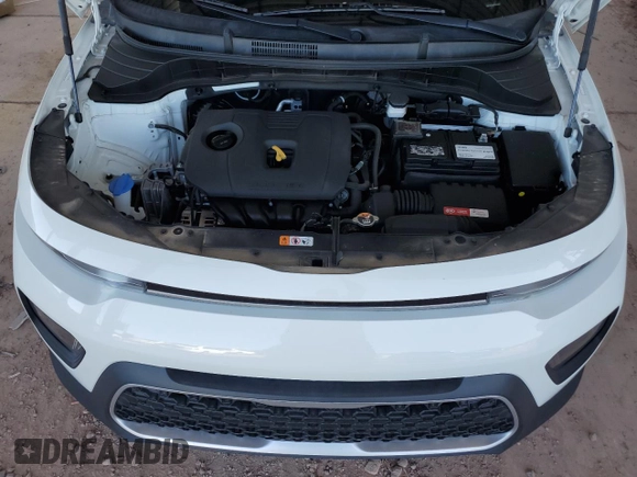 2021 Kia Soul S with VIN KNDJ23AU7M7142909, listed as a Copart auction lot 50317055 with 22,560 mi miles and Salvage Title. Bid and sale history available at DreamBid. Image 12.