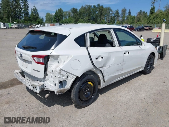 2019 Subaru Impreza with VIN 4S3GTAA63K3733496, listed as a IAAI auction lot 42500553 with 65,708 mi miles and . Bid and sale history available at DreamBid. Image 4.
