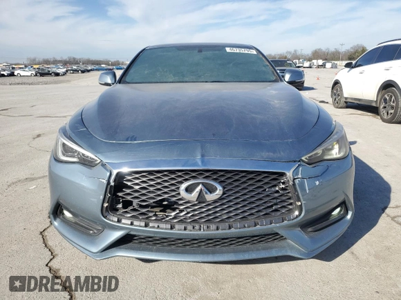 2017 Infiniti Q60 Premium with VIN JN1CV7EL2HM320597, listed as a Copart auction lot 46735795 with 66,465 mi miles and Salvage title. Bid and sale history available at DreamBid. Image 5.