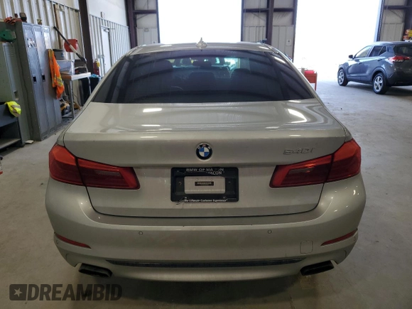2018 BMW 5 Series 540i with VIN WBAJE5C5XJG918502, listed as a Copart auction lot 44766125 with 41,805 mi miles and Salvage title. Bid and sale history available at DreamBid. Image 6.