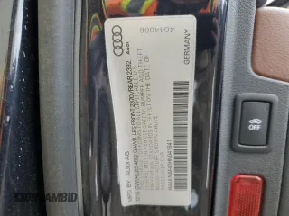 2017 Audi A4 Premium Plus with VIN WAULNAF47HN041641, listed as a Copart auction lot 83992674 with 0 mi miles and Salvage Title. Bid and sale history available at carsss.com. Image 12.