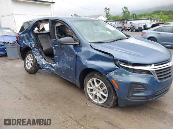 2024 Chevrolet Equinox LS with VIN 3GNAXHEG1RL169794, listed as a IAAI auction lot 42318001 with 35,007 mi miles and . Bid and sale history available at DreamBid. Image 6.