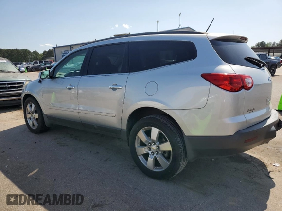 2012 Chevrolet Traverse 1LT with VIN 1GNKRGED5CJ317488, listed as a Copart auction lot 52741925 with 163,422 mi miles and Salvage Title. Bid and sale history available at DreamBid. Image 2.
